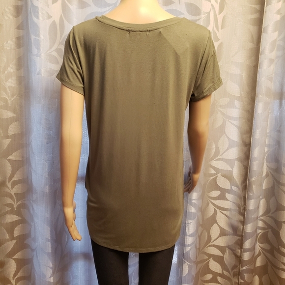 Army Green Tunic T-shirt Size S - Picture 5 of 11